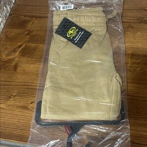 Kids Athletic Works Khaki/Tan Elastic Waist Jogger Pants NWT size S (6/7)